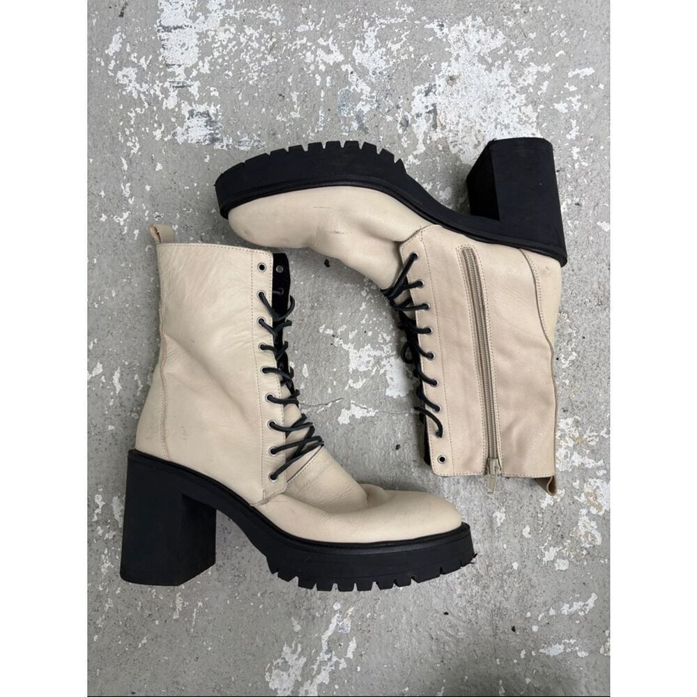 Free people lace up ankle boots